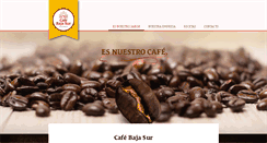 Desktop Screenshot of cafebajasur.com